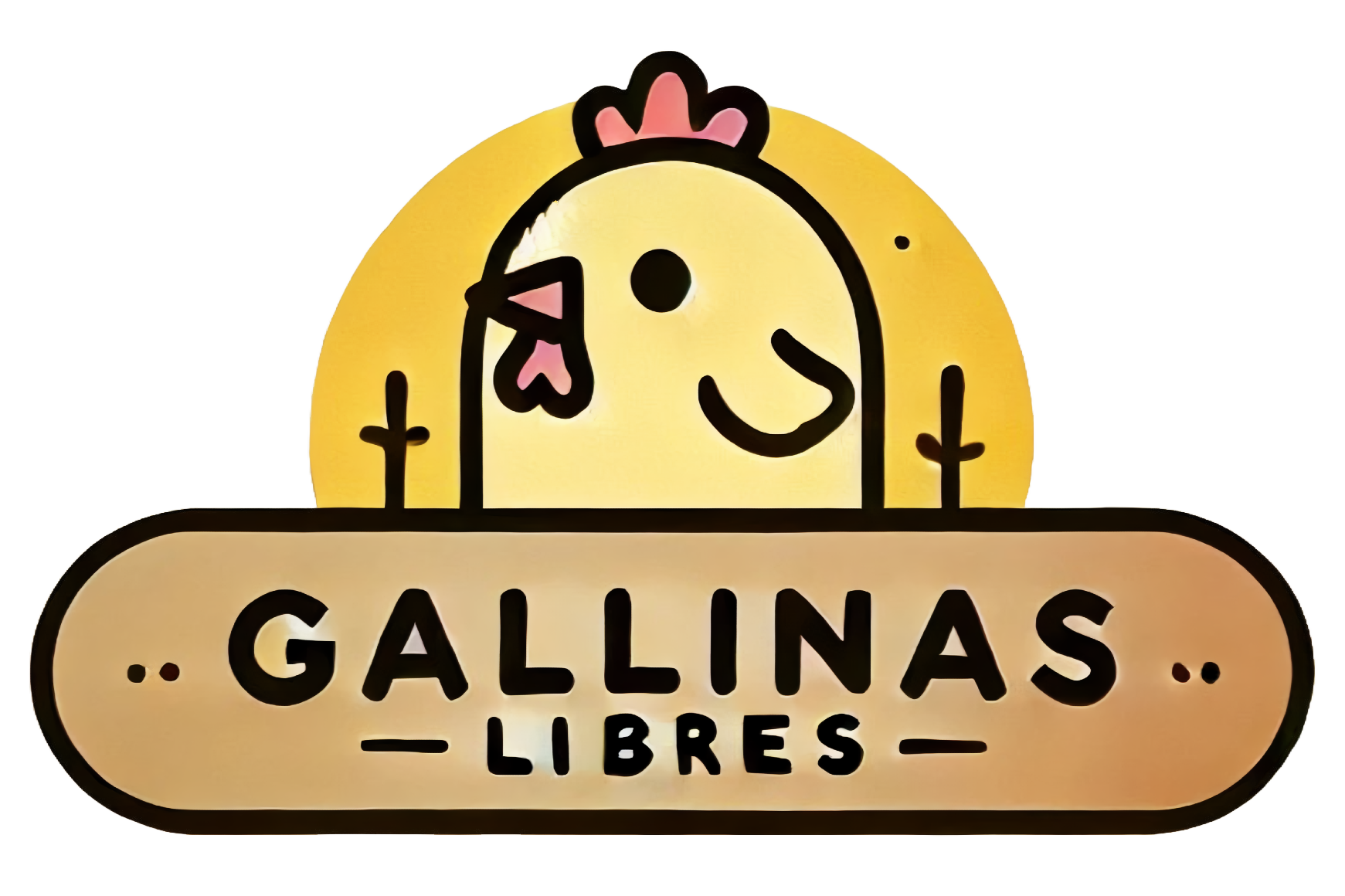 Logo de Gallinas Libres, huevos frescos y orgánicos